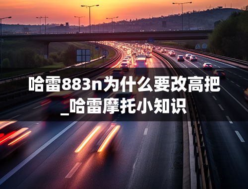 哈雷883n为什么要改高把_哈雷摩托小知识