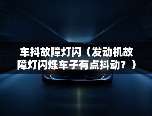 车抖故障灯闪（发动机故障灯闪烁车子有点抖动？）