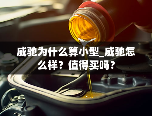 威驰为什么算小型_威驰怎么样？值得买吗？