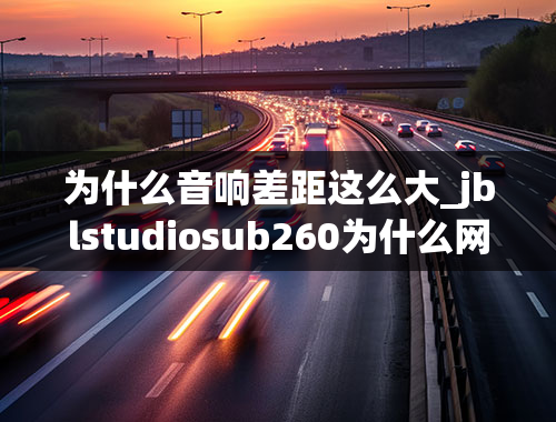 为什么音响差距这么大_jblstudiosub260为什么网上卖价格相差那么大-