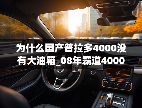 为什么国产普拉多4000没有大油箱_08年霸道4000怎什么是8座