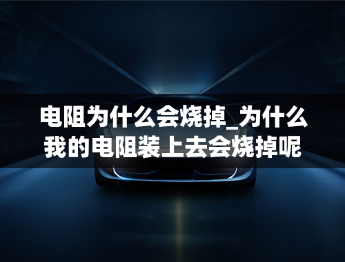 电阻为什么会烧掉_为什么我的电阻装上去会烧掉呢