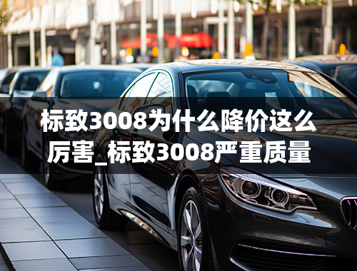 标致3008为什么降价这么厉害_标致3008严重质量问题