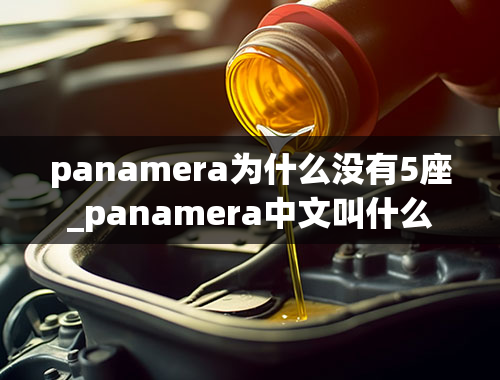 panamera为什么没有5座_panamera中文叫什么