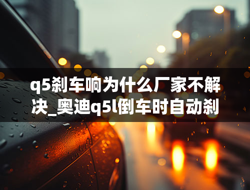 q5刹车响为什么厂家不解决_奥迪q5l倒车时自动刹车声音大怎么办