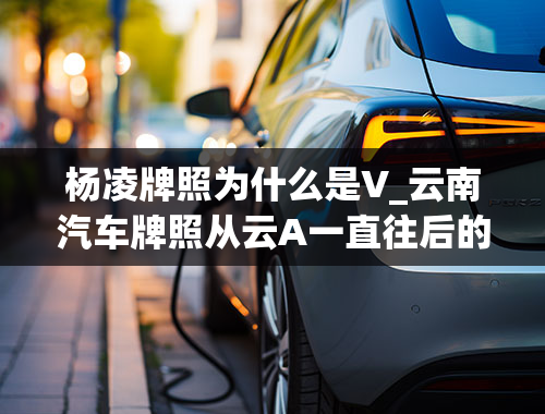 杨凌牌照为什么是V_云南汽车牌照从云A一直往后的车牌分别代表哪些地方-