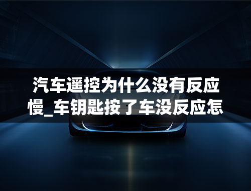 汽车遥控为什么没有反应慢_车钥匙按了车没反应怎么回事