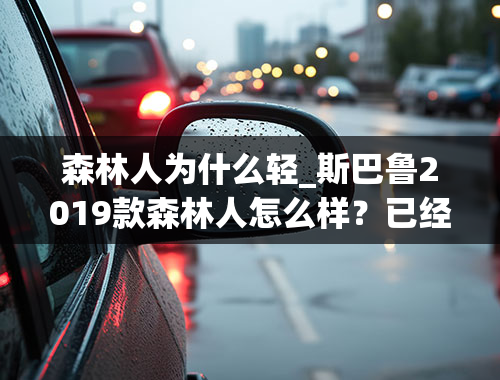 森林人为什么轻_斯巴鲁2019款森林人怎么样？已经买过的车友能否给予建议？