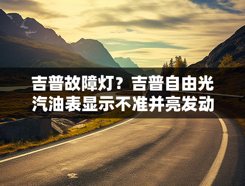 吉普故障灯？吉普自由光汽油表显示不准并亮发动机故障灯？