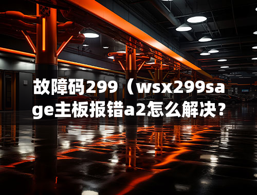 故障码299（wsx299sage主板报错a2怎么解决？）