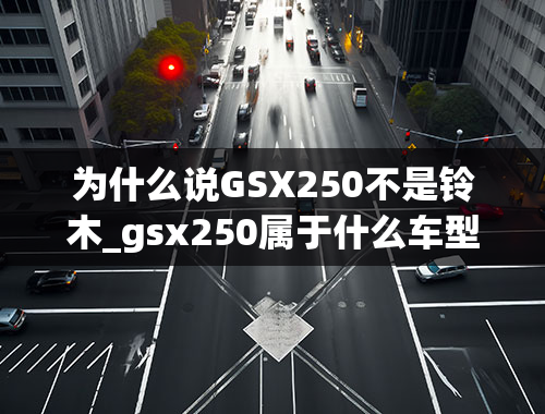 为什么说GSX250不是铃木_gsx250属于什么车型