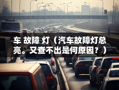 车 故障 灯（汽车故障灯总亮。又查不出是何原因？）