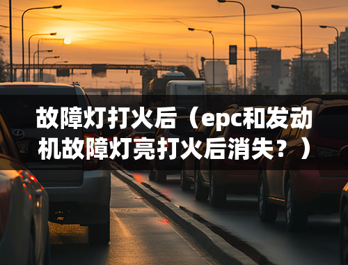 故障灯打火后（epc和发动机故障灯亮打火后消失？）