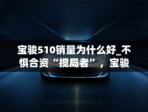 宝骏510销量为什么好_不惧合资“搅局者”，宝骏510仍是小型SUV市场的“香饽饽”