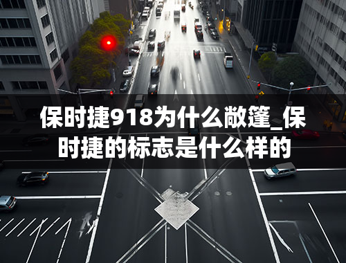 保时捷918为什么敞篷_保时捷的标志是什么样的