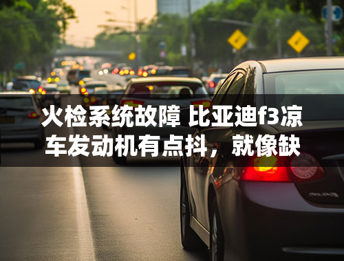 火检系统故障 比亚迪f3凉车发动机有点抖，就像缺缸，热了以后就没事了，可是故障灯老亮，请问是什么问题？