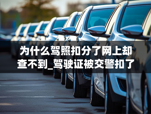 为什么驾照扣分了网上却查不到_驾驶证被交警扣了，为什么手机上查不到扣分