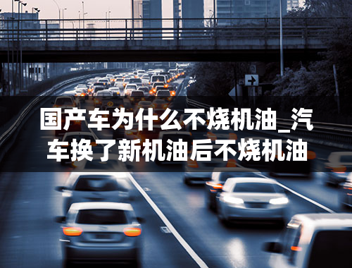 国产车为什么不烧机油_汽车换了新机油后不烧机油了，为什么？