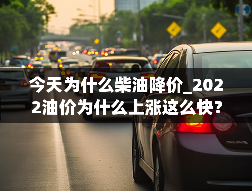 今天为什么柴油降价_2022油价为什么上涨这么快？会降价吗？收割机收割涨价多少一亩？