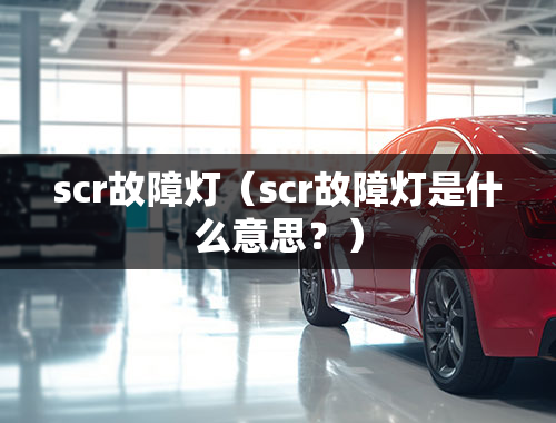 scr故障灯（scr故障灯是什么意思？）