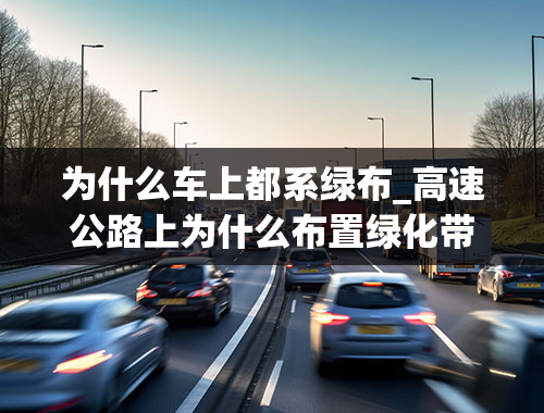 为什么车上都系绿布_高速公路上为什么布置绿化带？