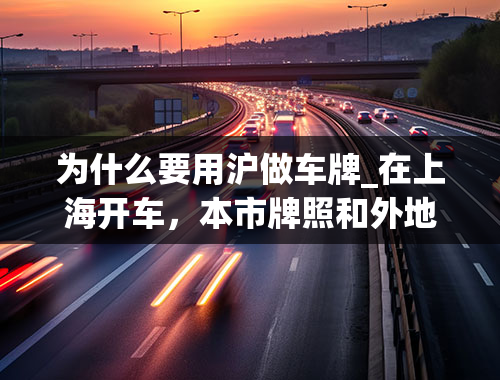 为什么要用沪做车牌_在上海开车，本市牌照和外地牌照的区别