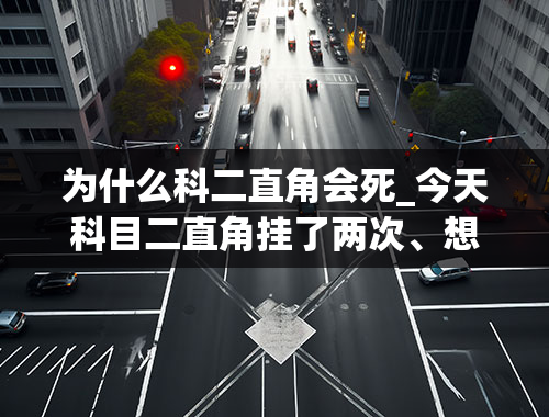 为什么科二直角会死_今天科目二直角挂了两次、想死的心都有了