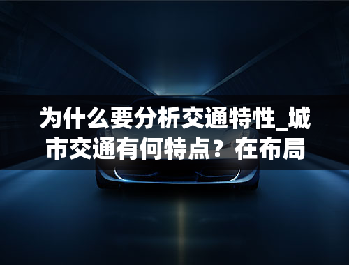 为什么要分析交通特性_城市交通有何特点？在布局形式和类型上有何不同