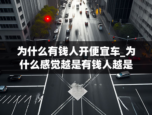 为什么有钱人开便宜车_为什么感觉越是有钱人越是喜欢买合资车，很少买国产车？