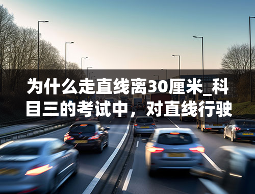 为什么走直线离30厘米_科目三的考试中，对直线行驶有什么要求么？