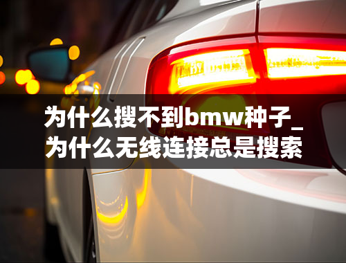 为什么搜不到bmw种子_为什么无线连接总是搜索不到无线设备