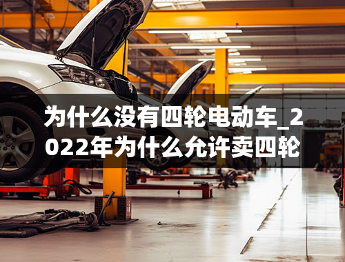 为什么没有四轮电动车_2022年为什么允许卖四轮电动车,而上不了牌