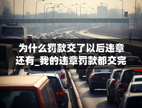 为什么罚款交了以后违章还有_我的违章罚款都交完半年了，怎么还显示记录？