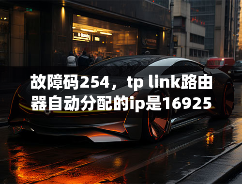 故障码254，tp link路由器自动分配的ip是16925416023？