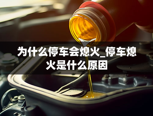 为什么停车会熄火_停车熄火是什么原因