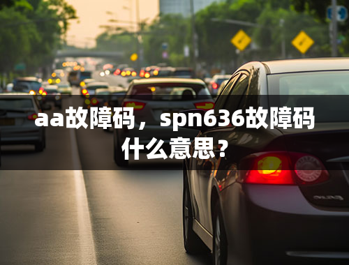 aa故障码，spn636故障码什么意思？