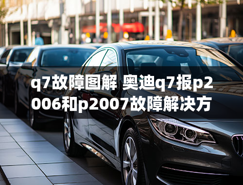 q7故障图解 奥迪q7报p2006和p2007故障解决方案？