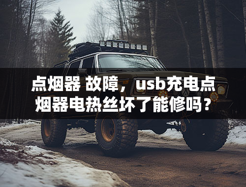 点烟器 故障，usb充电点烟器电热丝坏了能修吗？