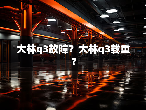 大林q3故障？大林q3载重？