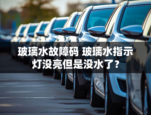 玻璃水故障码 玻璃水指示灯没亮但是没水了？