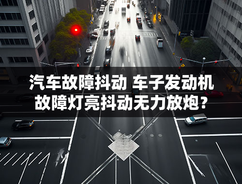 汽车故障抖动 车子发动机故障灯亮抖动无力放炮？