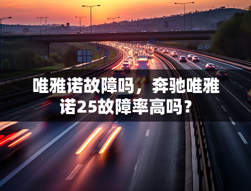 唯雅诺故障吗，奔驰唯雅诺25故障率高吗？