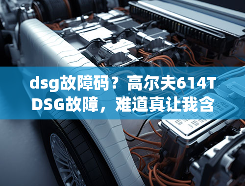 dsg故障码？高尔夫614TDSG故障，难道真让我含泪买车吗？