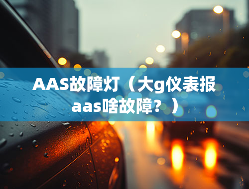 AAS故障灯（大g仪表报aas啥故障？）