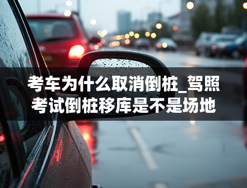 考车为什么取消倒桩_驾照考试倒桩移库是不是场地里的项目？场地有几项？是不是就九项不包括倒桩？