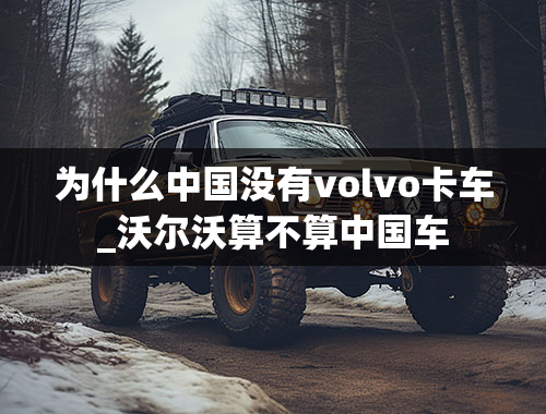 为什么中国没有volvo卡车_沃尔沃算不算中国车