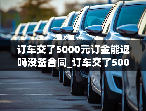 订车交了5000元订金能退吗没签合同_订车交了5000元订金能退吗没签合同可以退吗