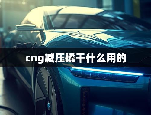 cng减压撬干什么用的