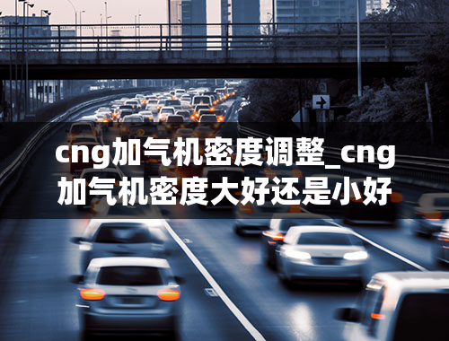 cng加气机密度调整_cng加气机密度大好还是小好