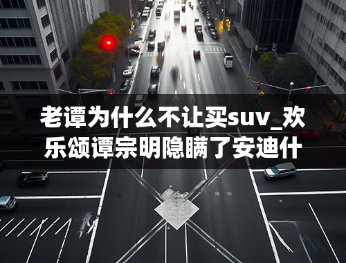 老谭为什么不让买suv_欢乐颂谭宗明隐瞒了安迪什么事？为什么不让老严告诉安迪